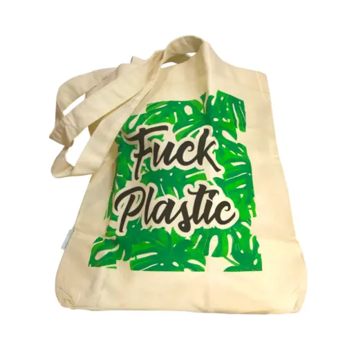 Bolsa de manta F*ck Plastic CERO PLÁSTICO