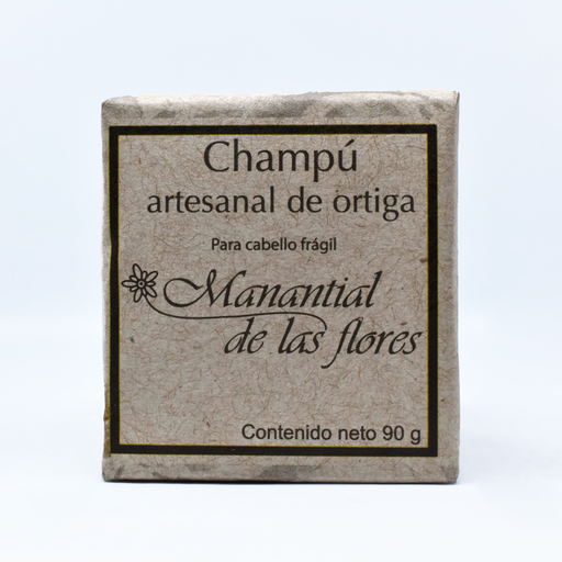 [7503020772313] Champú en barra de ortiga 90gr MANANTIAL DE LAS FLORES
