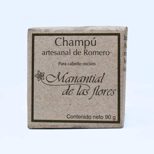 [7503020772320] Champú en barra de romero 90gr MANANTIAL DE LAS FLORES