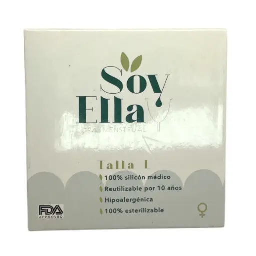[7502286670715] Copa menstrual talla grande SOY ELLA