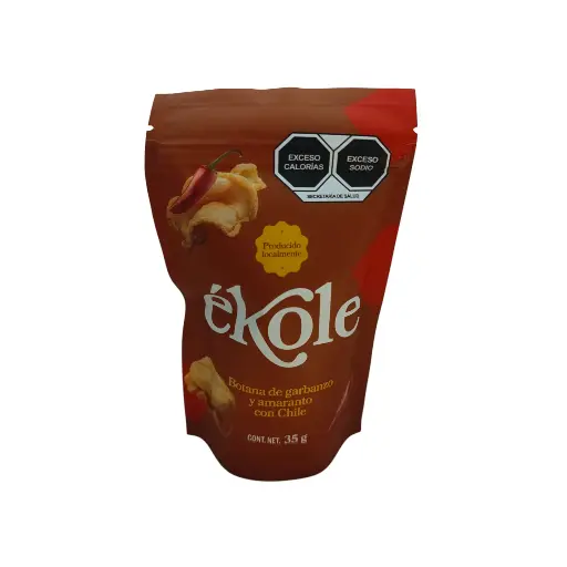[7503049741079] Botana de garbanzo y amaranto con chile 35gr ÉKOLE