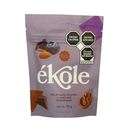 [7503049741253] Mix de nuez, chocolate y mora azul deshidratada 50gr ÉKOLE