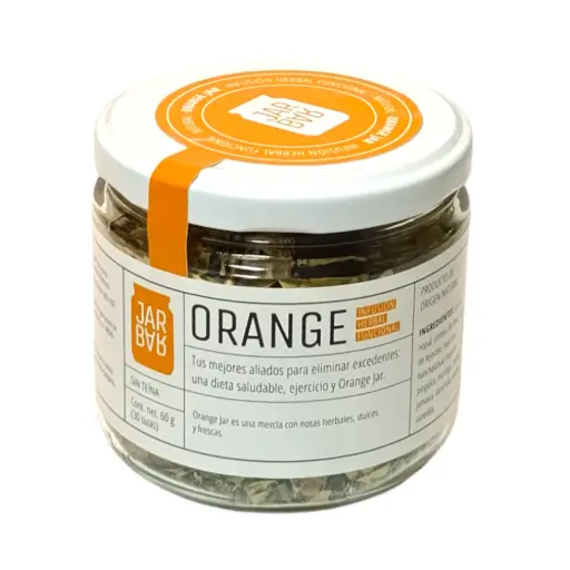 Infusión herbal digestiva sabor Orange Jar 60gr JARBAR