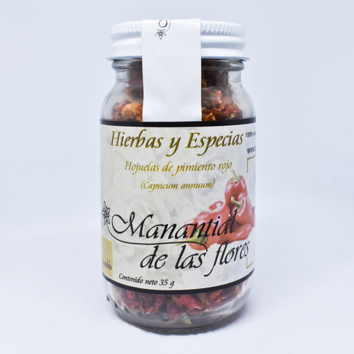 [7503027833024] Hojuelas de pimiento rojo 55gr MANANTIAL DE LAS FLORES