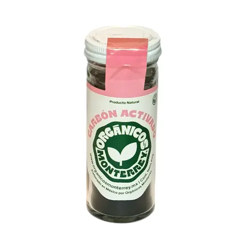 Carbón activado en polvo 60gr ORGÁNICOS MONTERREY
