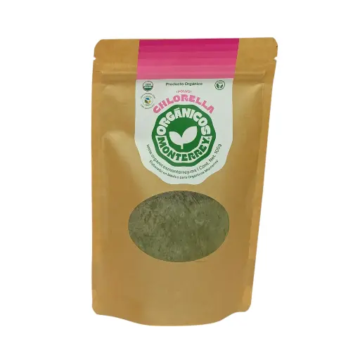 Chlorella orgánica en polvo 100gr ORGÁNICOS MONTERREY