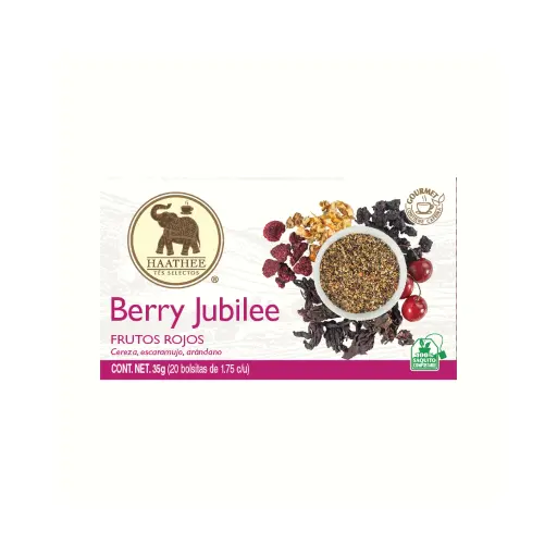 [401] Infusión de frutos rojos sabor Berry Jubilee 35gr HAATHEE