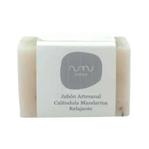 Jabón de caléndula mandarina 100gr ESPUMA DE LUNA