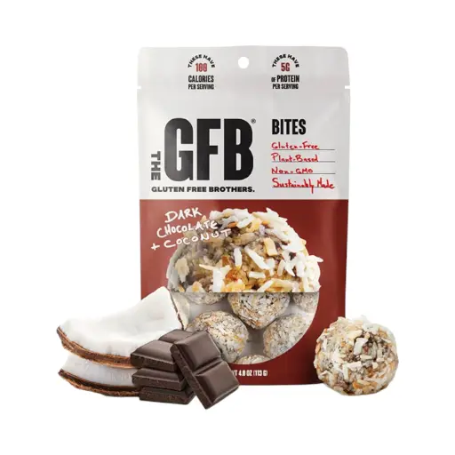 [853056004030] Bolitas de proteína veganas de chocolate amargo con coco 113gr THE GFB