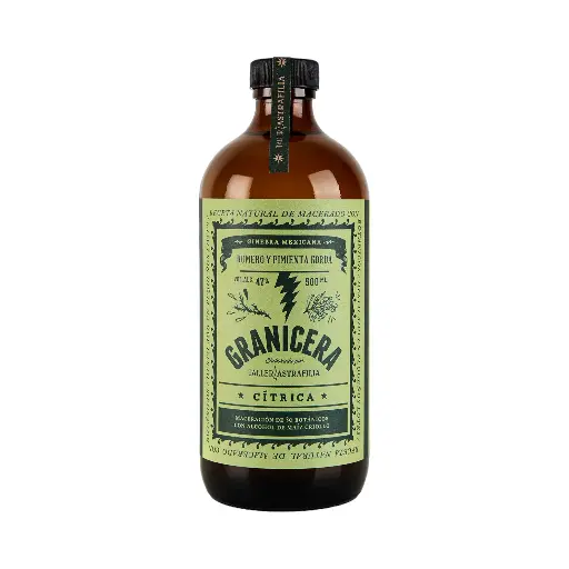 Ginebra cítrica con romero y pimienta gorda 500ml GRANICERA