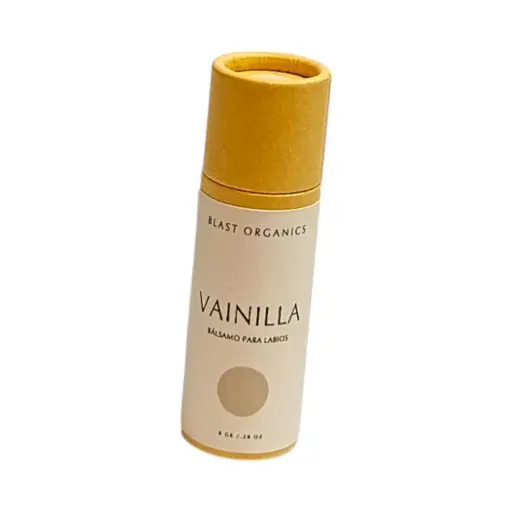 Bálsamo hidratante para labios de vainilla 8gr BLAST ORGANICS