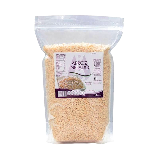 Arroz inflado (sin azúcar) 450gr SANO MUNDO
