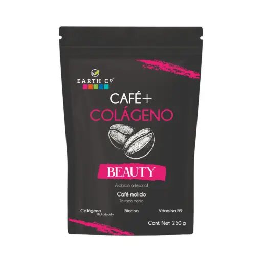 [7503033798416] Café + colágeno (Beauty) tostado medio 250gr EARTH CO