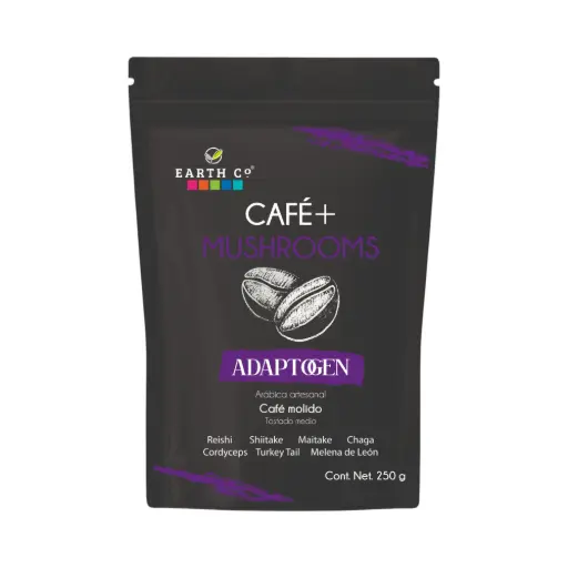 [7503033798553] Café + adaptógenos (Adaptogen) tostado medio 250gr EARTH CO