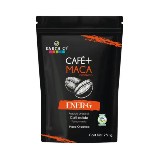 [7503033798713] Café + Maca (Ener-G) tostado medio orgánico 250gr EARTH CO