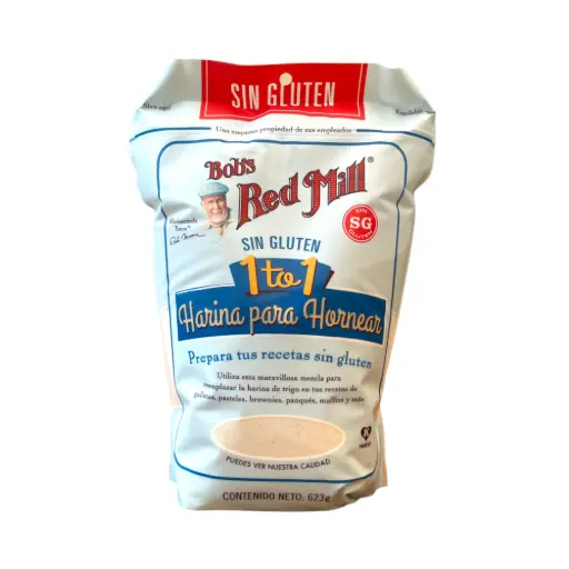 [039978424532] Harina para hornear 1 a 1 sin gluten 623gr BOB'S RED MILL