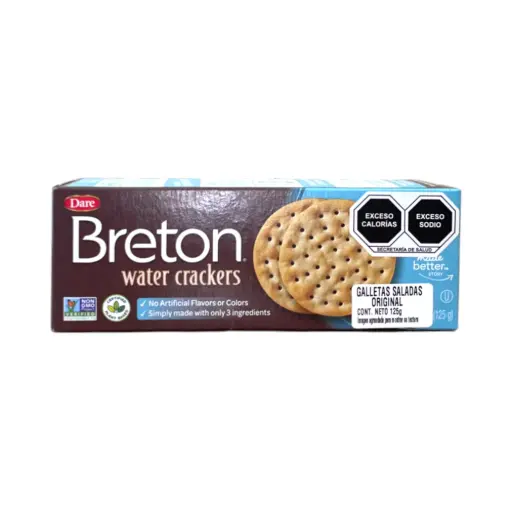 [055653618706] Galletas saladas original 125gr BRETON