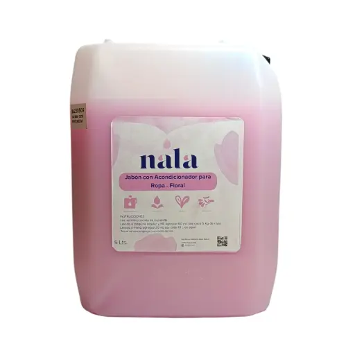 Jabón para ropa con acondicionador con aroma floral 5L NALA
