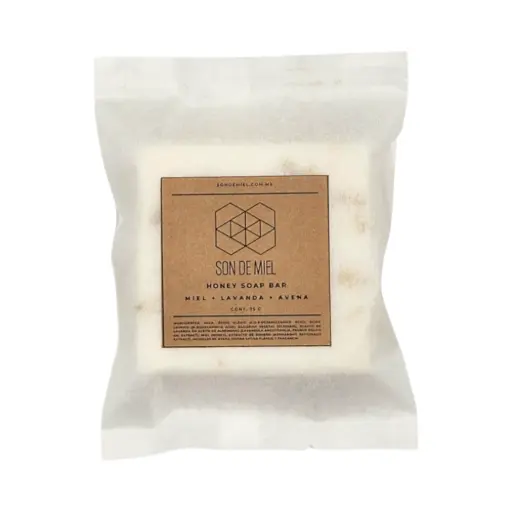 Barra de jabón de miel y avena 75gr SON DE MIEL