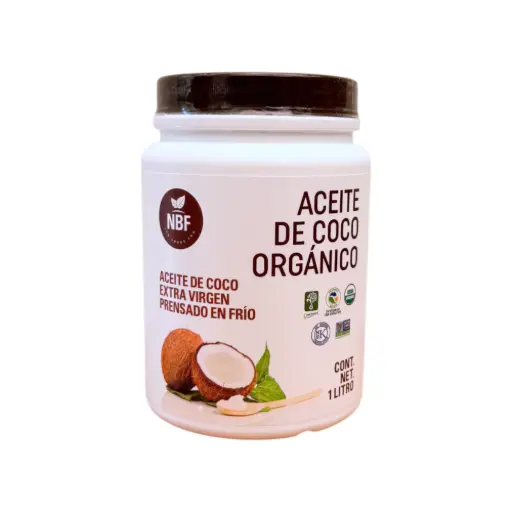 [7503019799840] Aceite de coco orgánico extra virgen 1L NBF