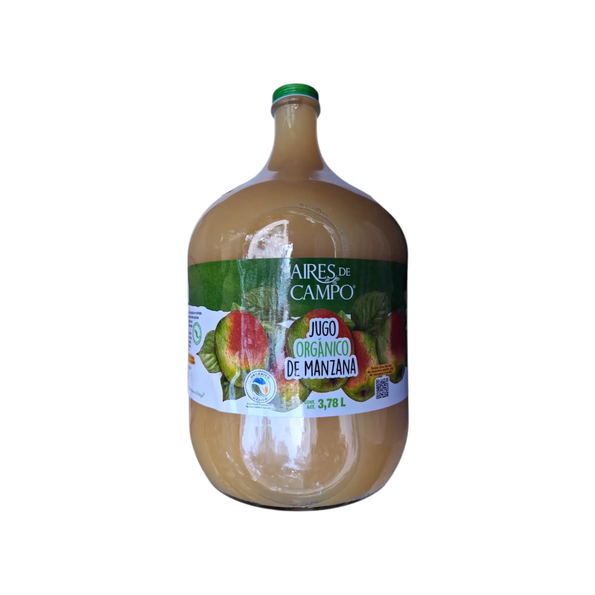 Jugo de manzana orgánico 1 galón AIRES DE CAMPO