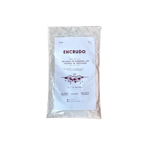 Mezcla para hacer galletas con harina de almendra y chispas de chocolate ENCRUDO