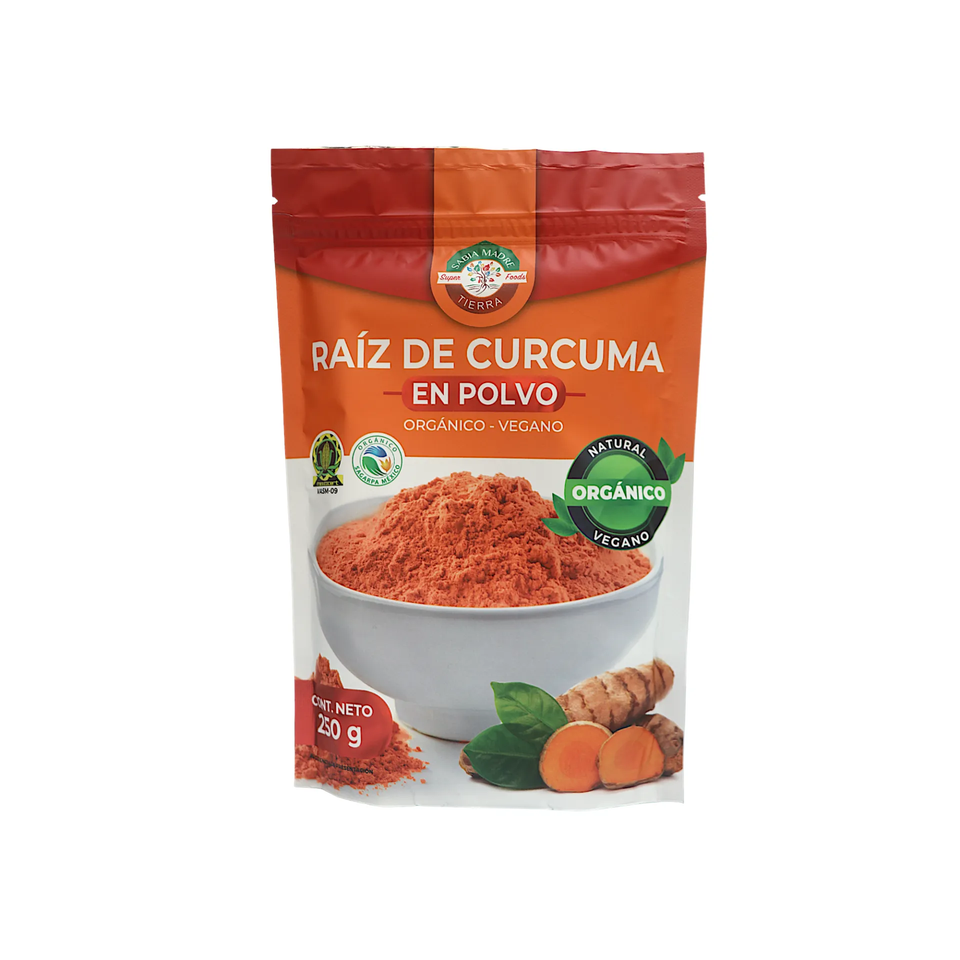 Cúrcuma en polvo 250gr SABIA MADRE TIERRA