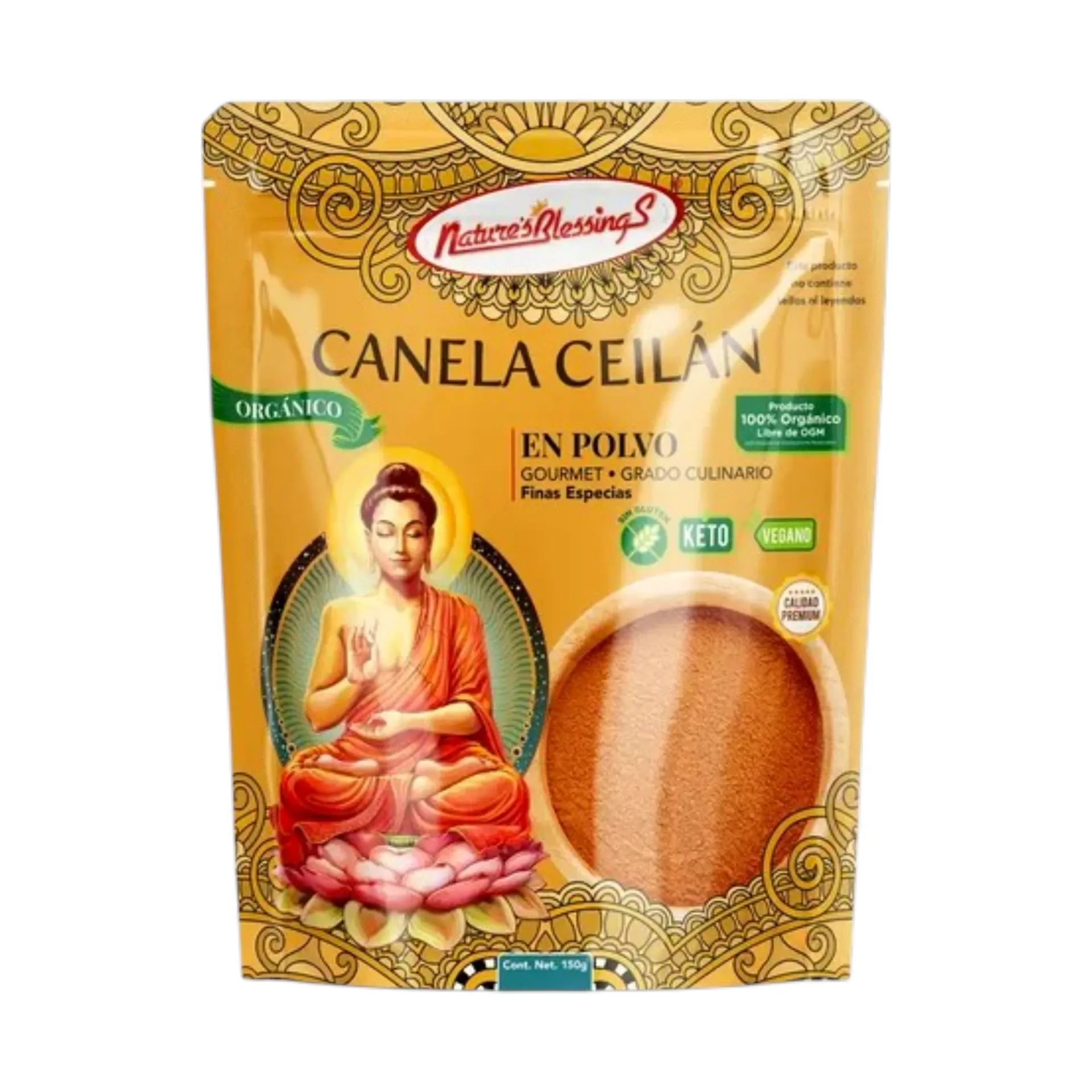 Canela de Ceylán en polvo orgánica 150gr NATURE'S BLESSINGS